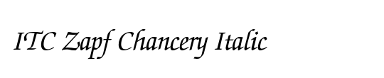 ITC Zapf Chancery