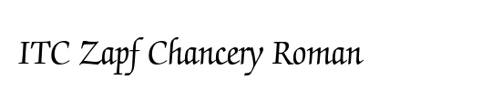 ITC Zapf Chancery
