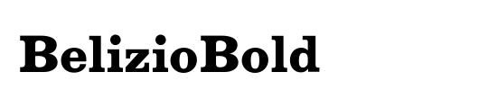 BelizioBold