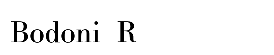 Bodoni Berthold BQ