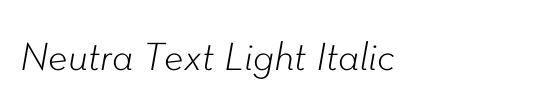 Neutra Text Light