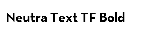 Neutra Text TF