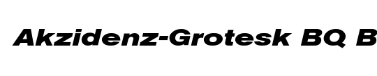 Akzidenz-Grotesk BQ