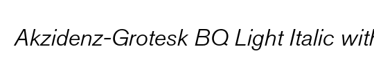 Akzidenz-Grotesk BQ