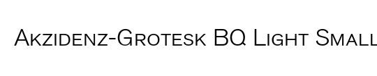 Akzidenz-Grotesk BQ