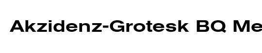 Akzidenz-Grotesk BQ