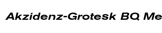 Akzidenz-Grotesk BQ