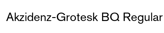 Akzidenz-Grotesk BQ
