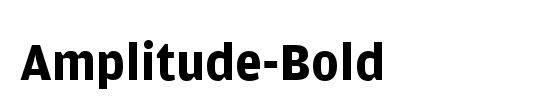 Amplitude-Bold