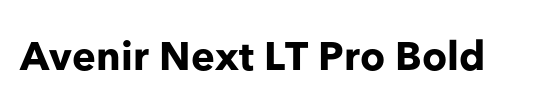 Avenir Next LT Pro