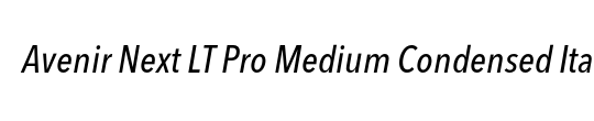 Avenir Next LT Pro