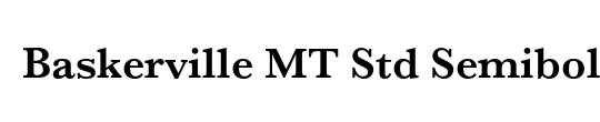 Baskerville MT Std