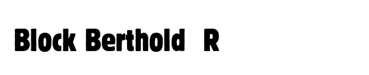 Block Berthold BQ
