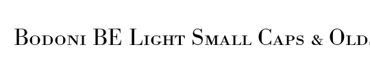 Bodoni BE
