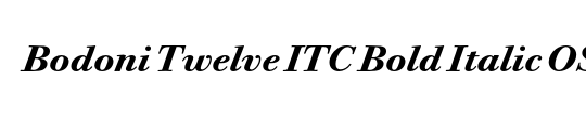 Bodoni Twelve ITC