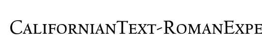 CalifornianText