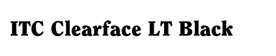 ITC Clearface LT