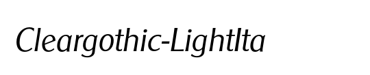 Cleargothic-LightIta