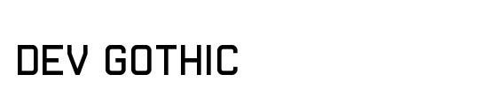 Dev Gothic