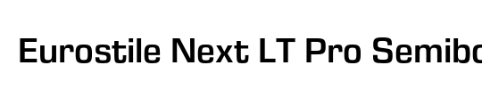 Eurostile Next LT Pro
