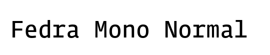Fedra Mono