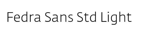 Fedra Sans Std