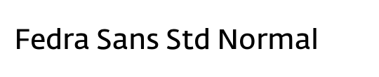 Fedra Sans Std