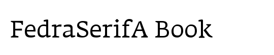 FedraSerifA
