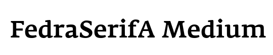 FedraSerifA