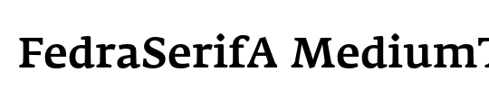 FedraSerifA