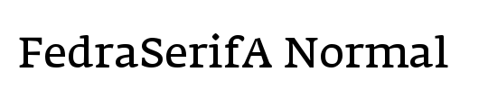 FedraSerifA