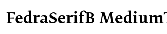 FedraSerifB