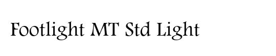 Footlight MT Std Light