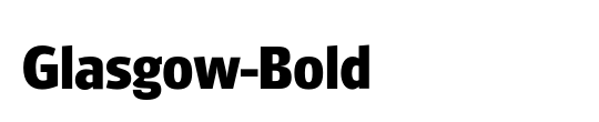 Glasgow-Bold