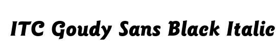 ITC Goudy Sans