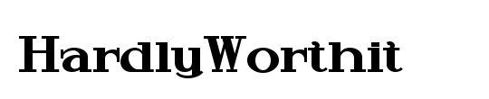 HardlyWorthit
