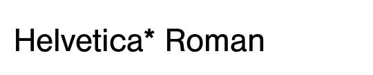 Helvetica BQ