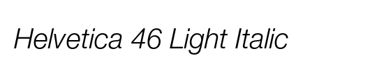 Helvetica Neue
