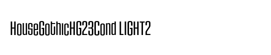HouseGothicHG23Cond