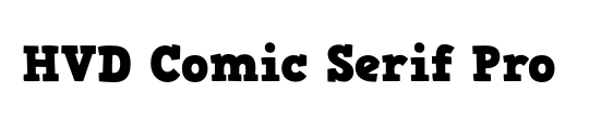 HVD Comic Serif Pro
