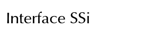 Interface SSi
