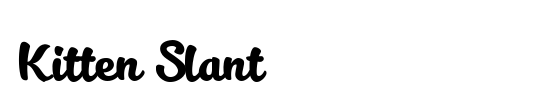 Kitten Slant