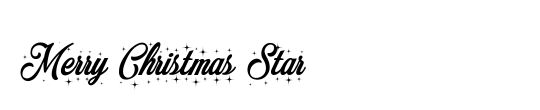 Merry Christmas Star