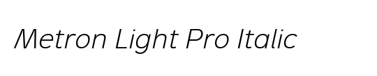 Metron Light Pro