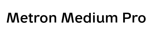 Metron Medium Pro