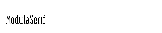 ModulaSerif