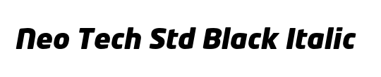 Neo Tech Std
