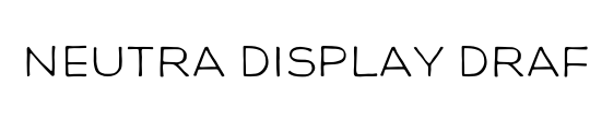 Neutra Display Drafting Alt