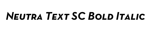Neutra Text SC