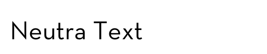 Neutra Text